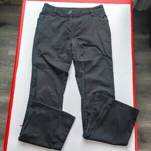 Reitmans flare jeans women's junior size 7 black